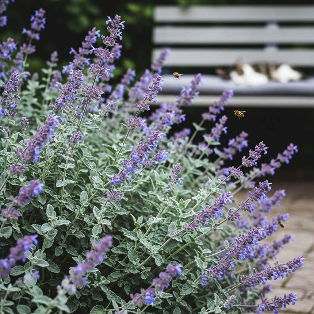 Garden Flowers That Attract Bees and Pollinators 11 Catmint-flowers