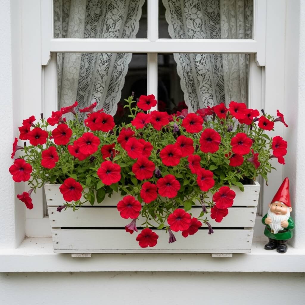 Top 15 Red Flowers to Grow for a Gorgeous Garden 12 Petunias