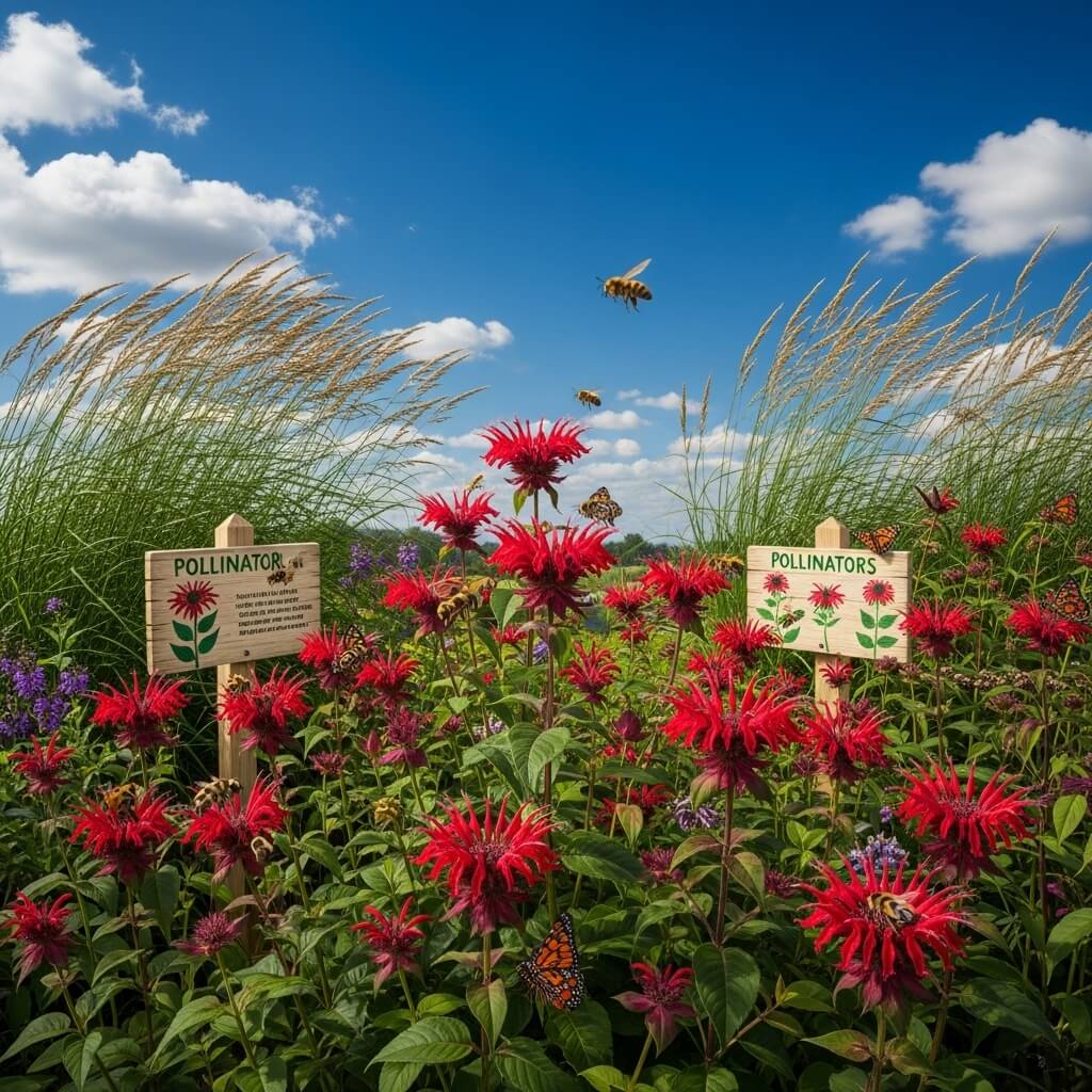 Top 15 Red Flowers to Grow for a Gorgeous Garden 14 Bee Balm