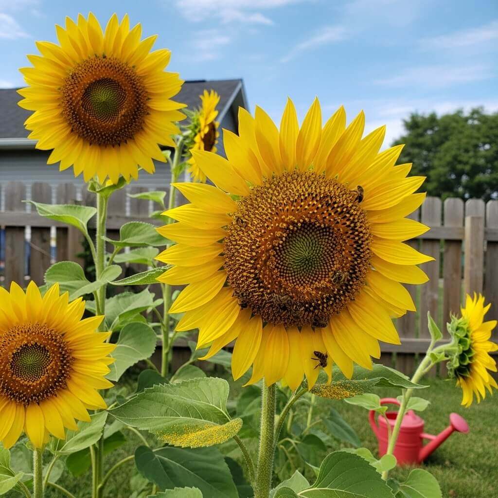 Garden Flowers That Attract Bees and Pollinators 5 Sunflowers