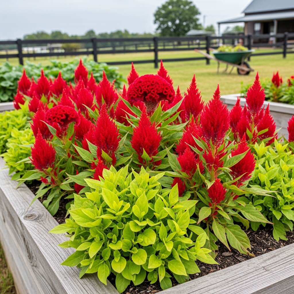 Top 15 Red Flowers to Grow for a Gorgeous Garden 8 Celosia