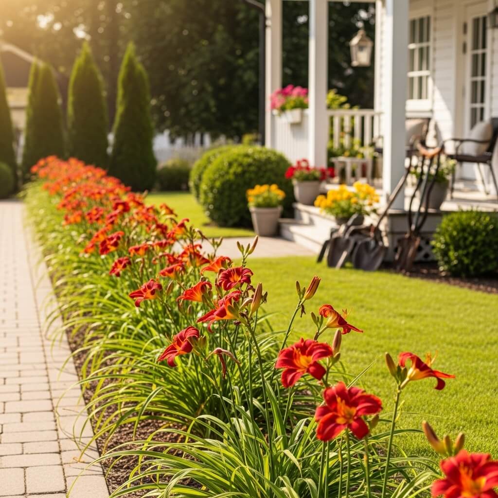 Top 15 Red Flowers to Grow for a Gorgeous Garden 9 Red Daylilies