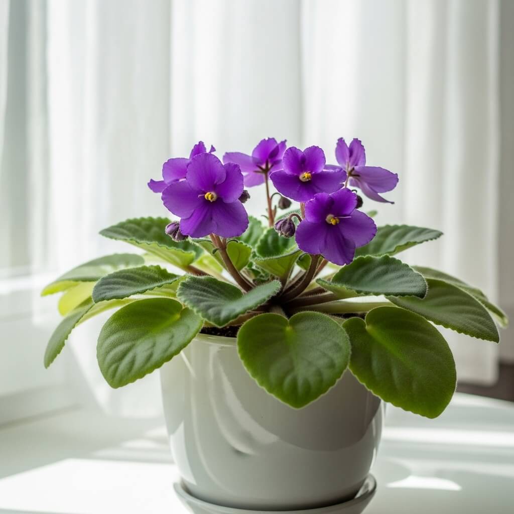 10 Best Indoor Flowers That Will Brighten Up Your Home Instantly 2 African Violet