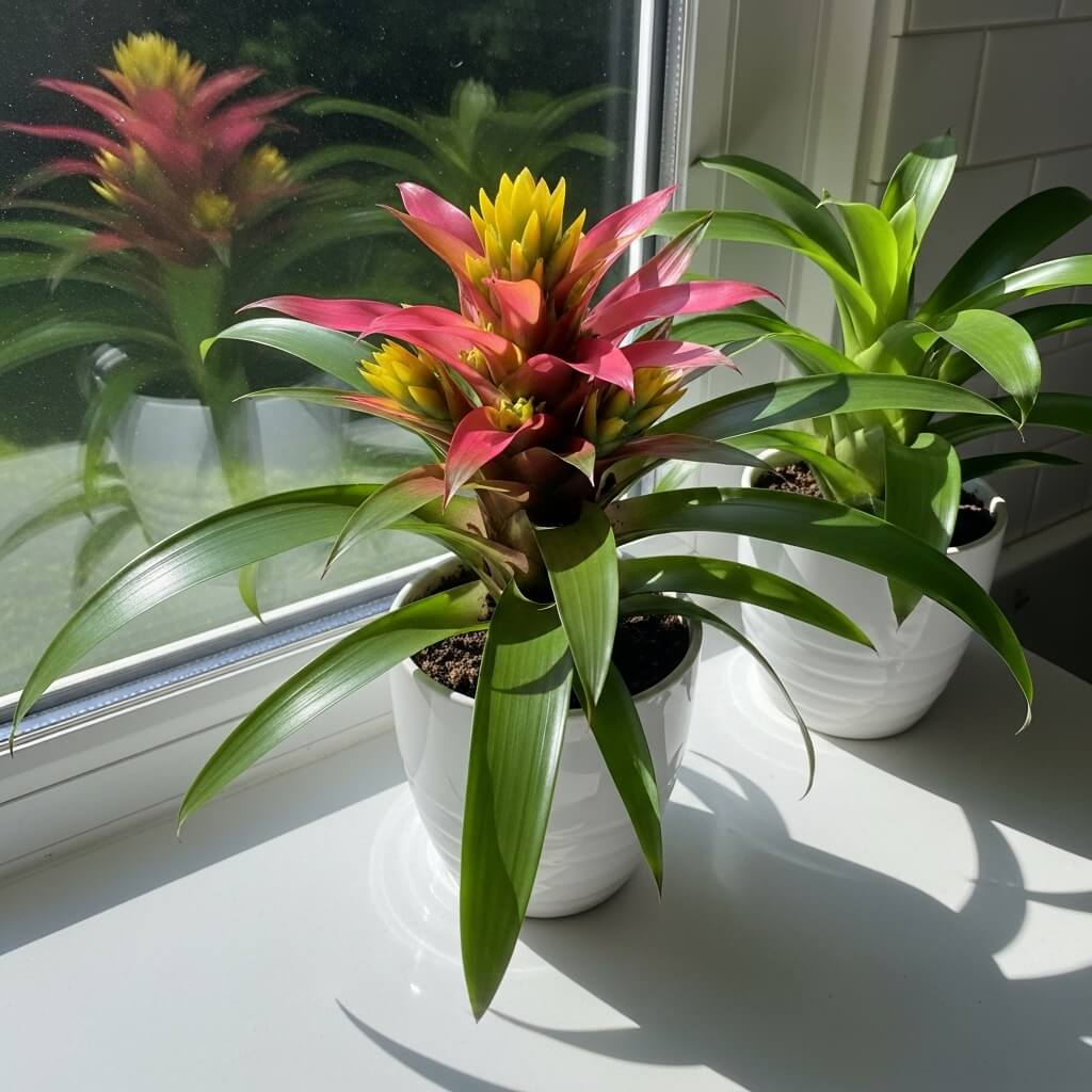 10 Best Indoor Flowers That Will Brighten Up Your Home Instantly 8 Bromeliad plant