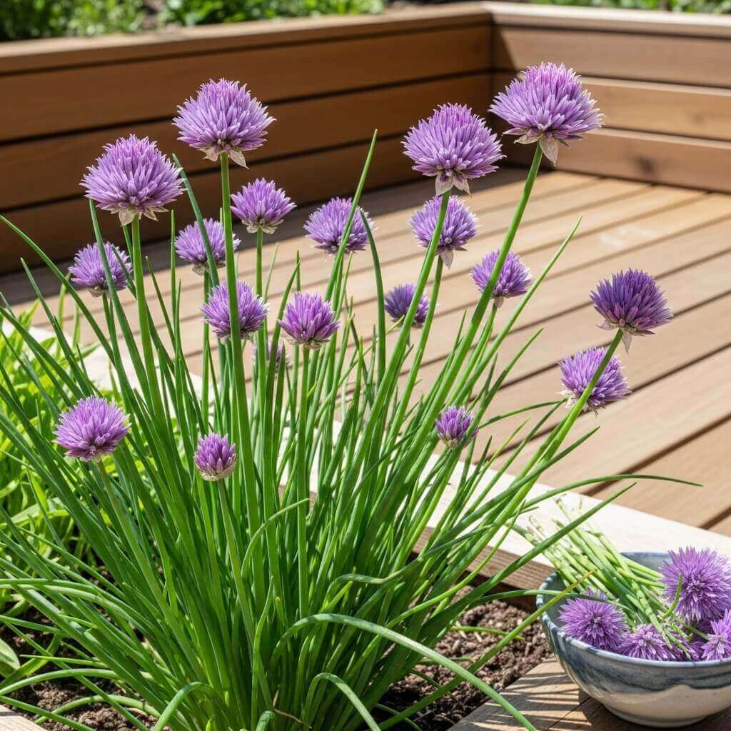 Best Edible Flowers to Grow in Your Garden 5 Chive Blossoms