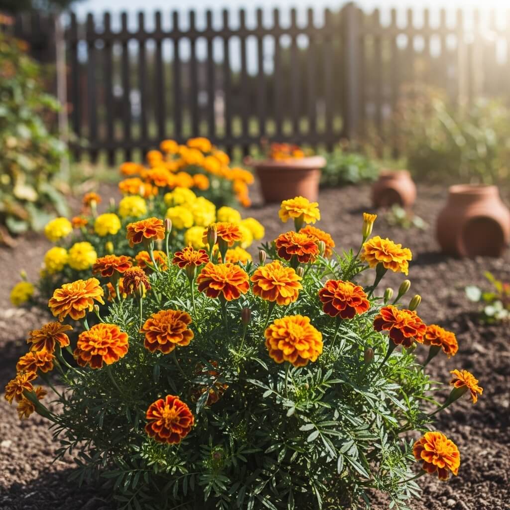 20 Beginner Friendly Flowers That Are Super Easy to Grow 2 marigold
