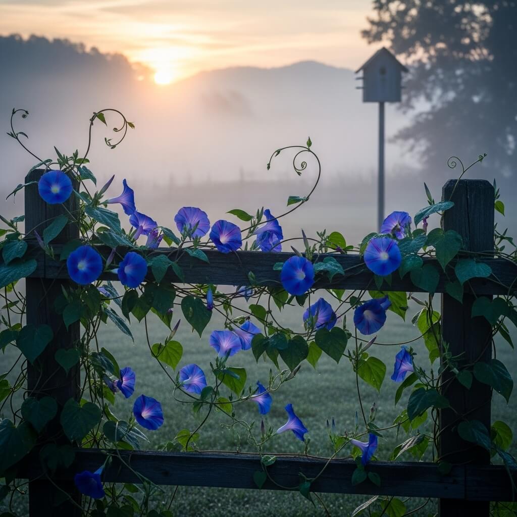 20 Beginner Friendly Flowers That Are Super Easy to Grow 19 Morning Glories