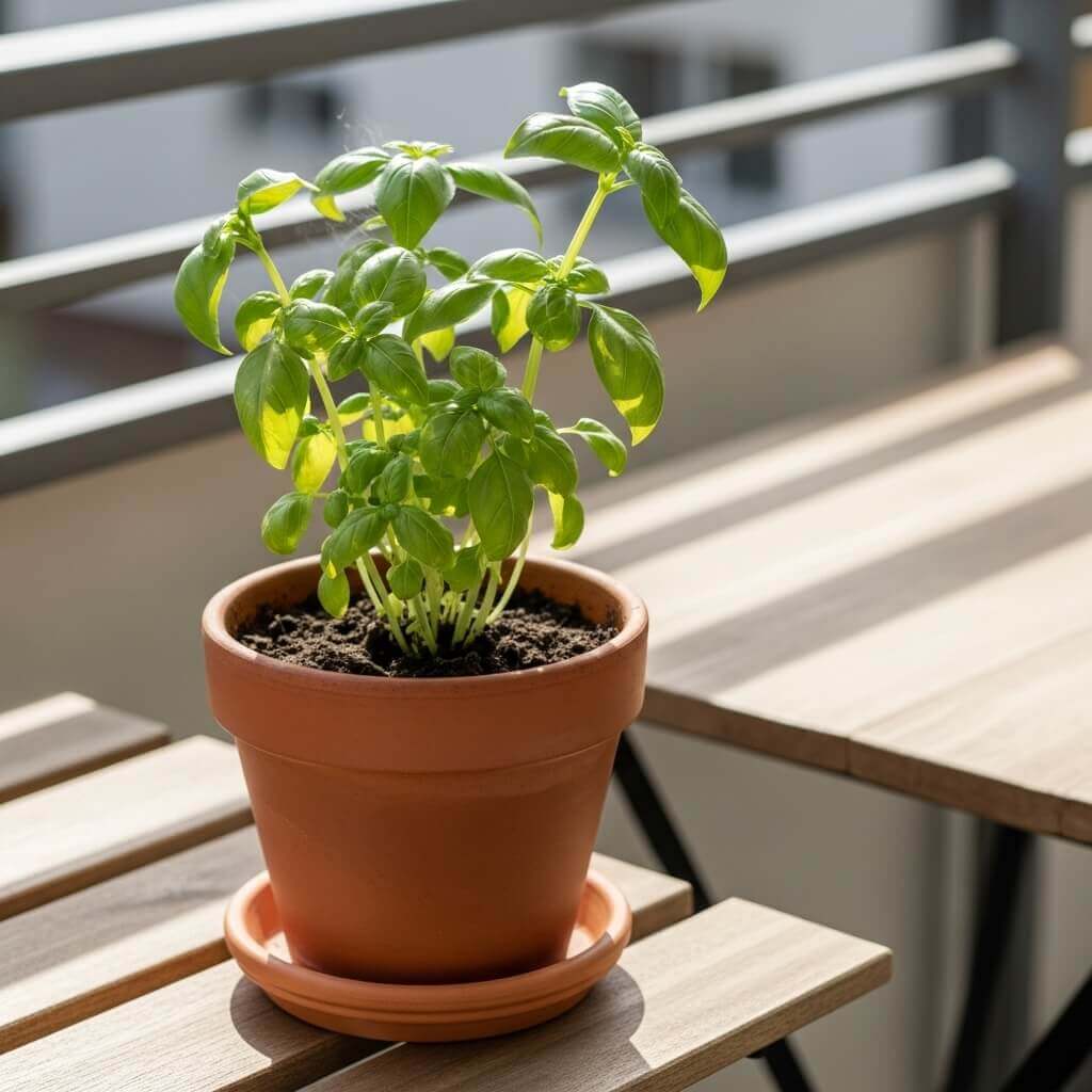 How to Grow a Balcony Vegetable Garden: 15 Edible Plants to Try for a Thriving Harvest 6 Basil