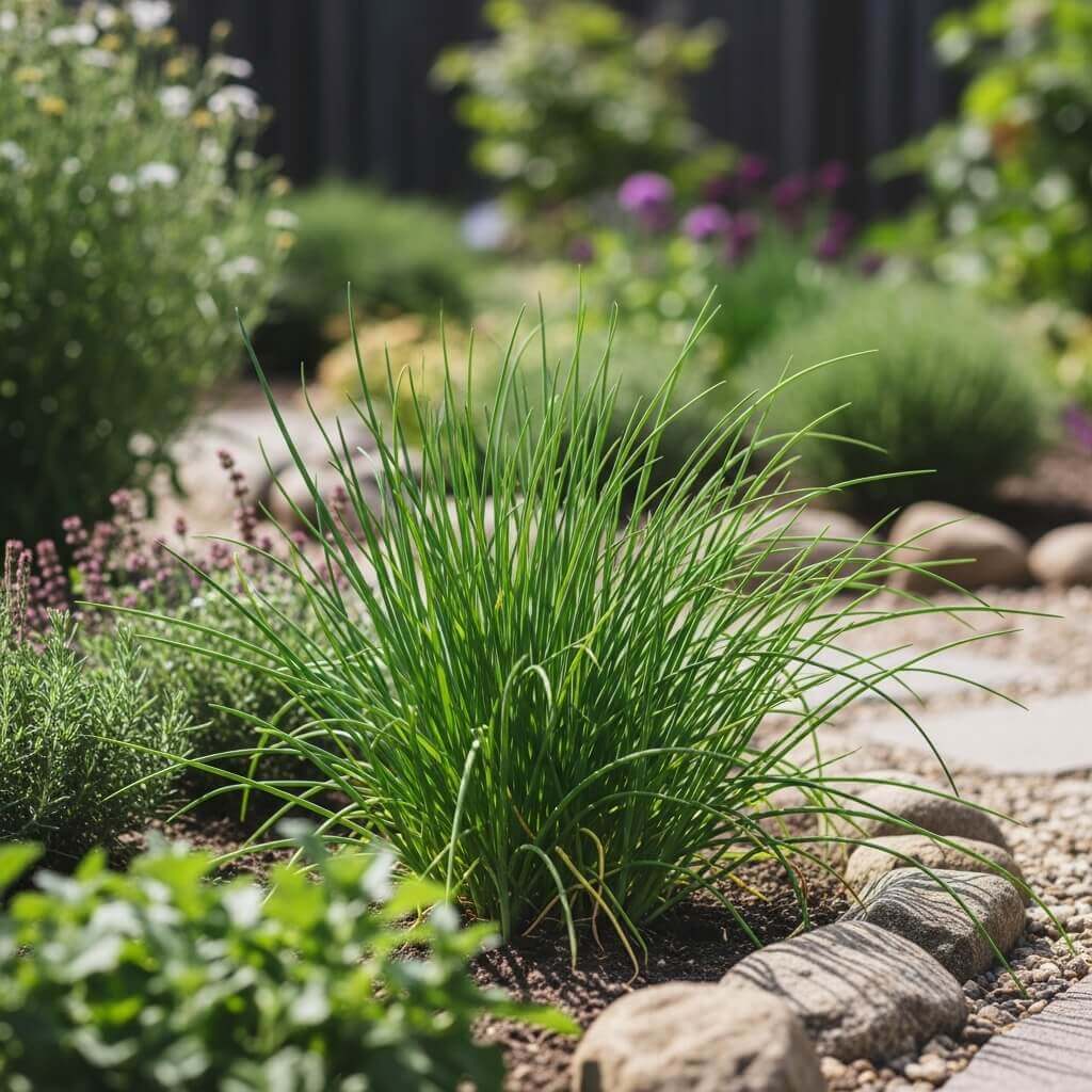 Top 15 Edible Herbs You Can Grow at Home 7 Chives leaves