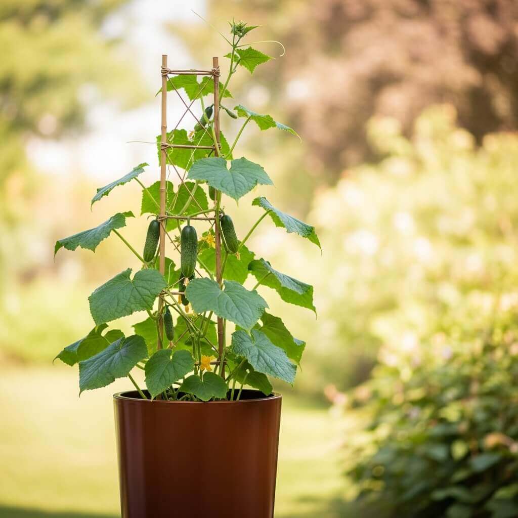 How to Grow a Balcony Vegetable Garden: 15 Edible Plants to Try for a Thriving Harvest 11 Cucumbers