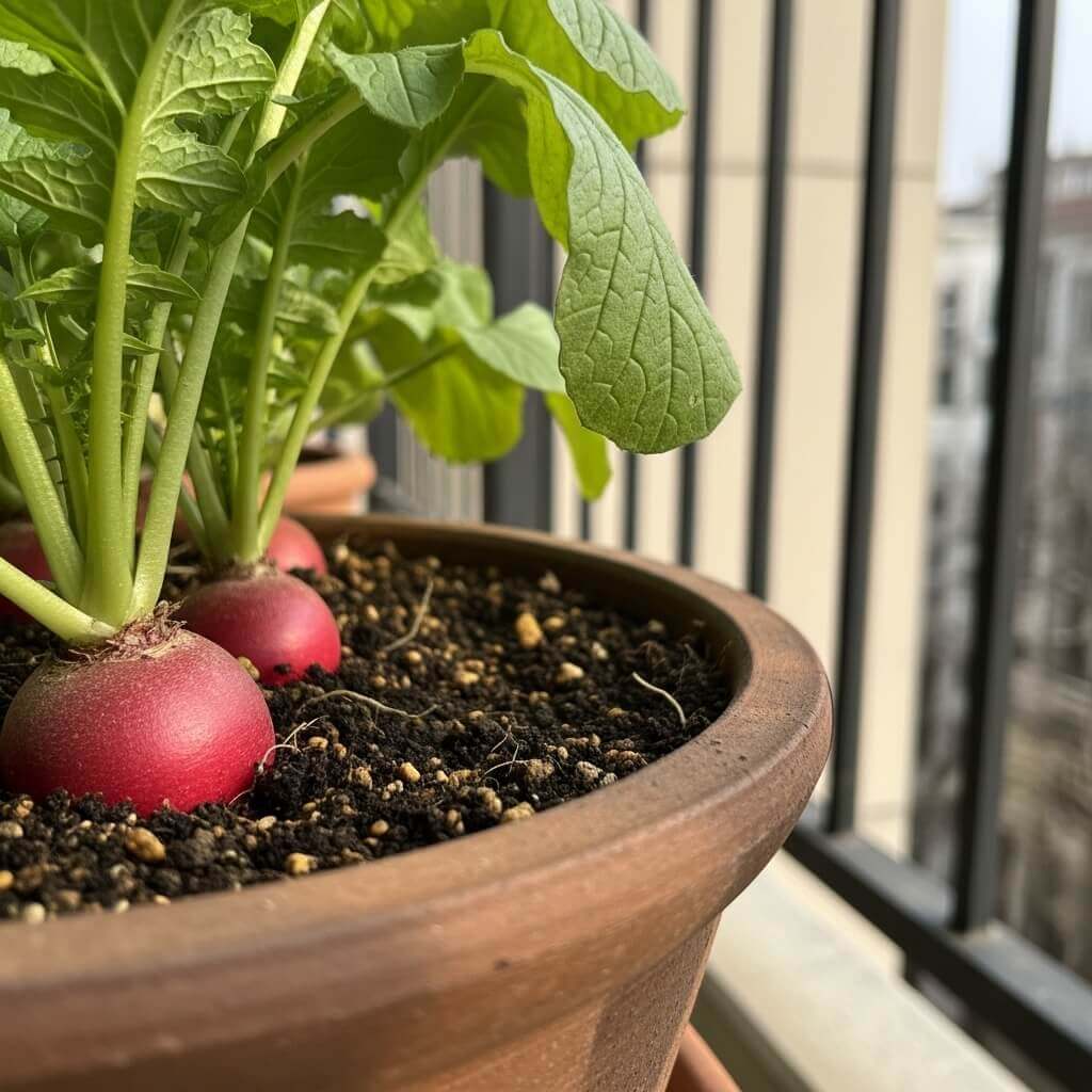 How to Grow a Balcony Vegetable Garden: 15 Edible Plants to Try for a Thriving Harvest 4 Radishes