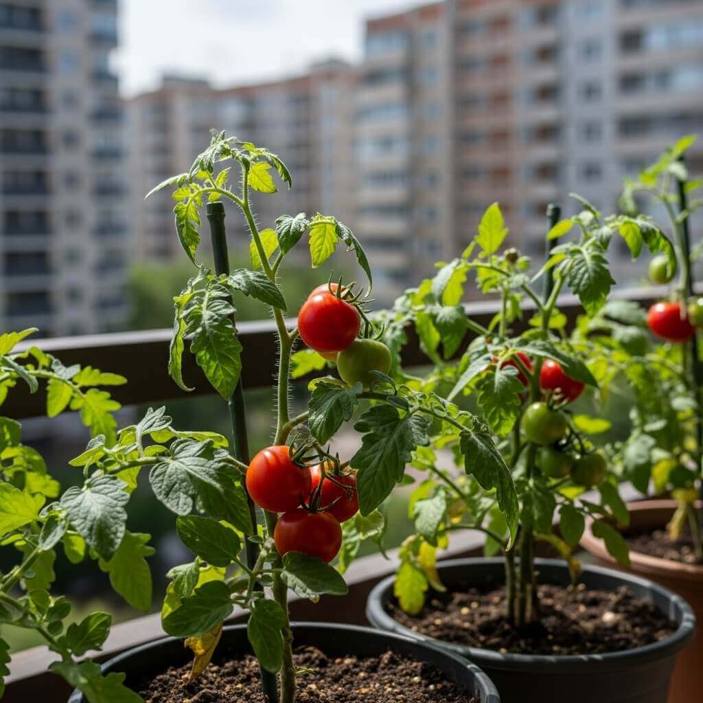 How to Grow a Balcony Vegetable Garden: 15 Edible Plants to Try for a Thriving Harvest 2 Tomatoes