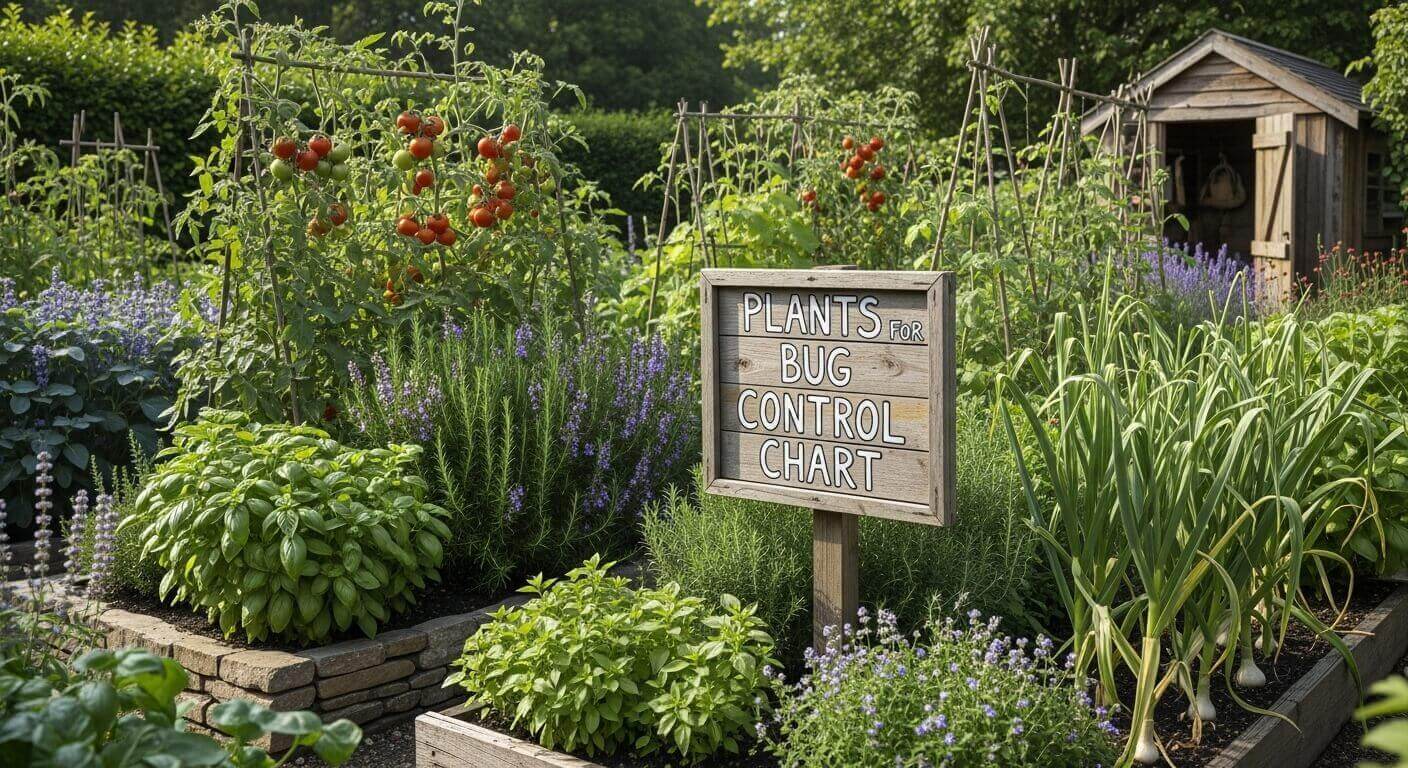 Plants for Bug Control Chart