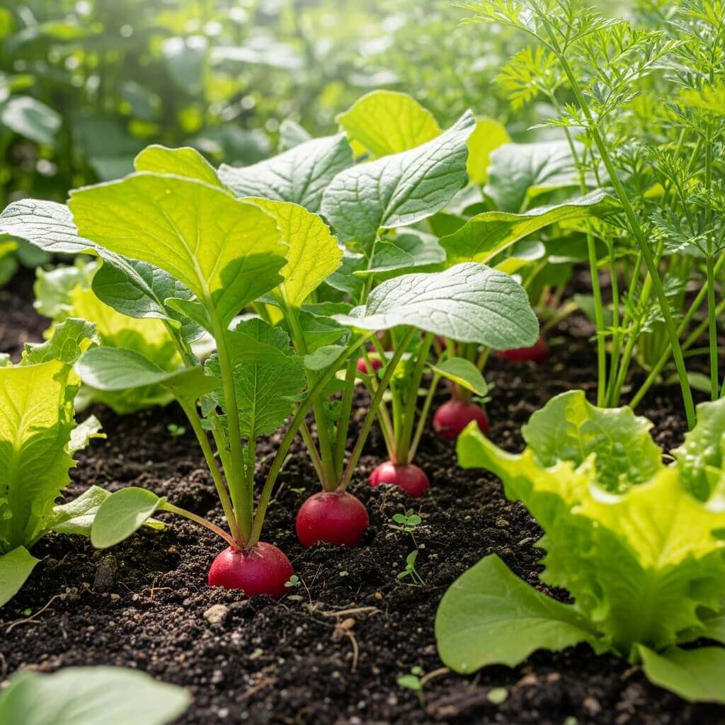 10 Best Plants for Bug Control: A Powerful Natural Pest-Repellent Chart for Your Garden 8 Radish plants