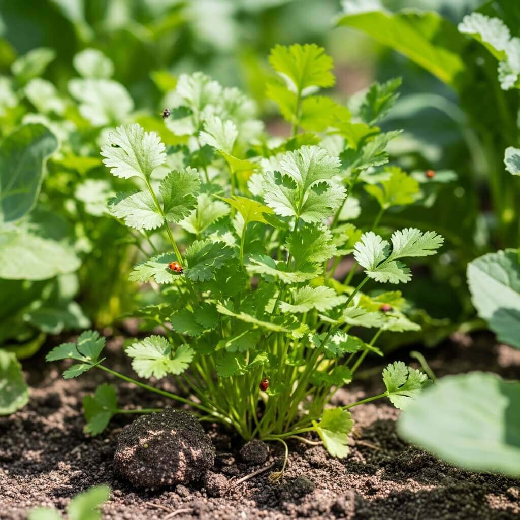 10 Best Plants for Bug Control: A Powerful Natural Pest-Repellent Chart for Your Garden 4 cilantro